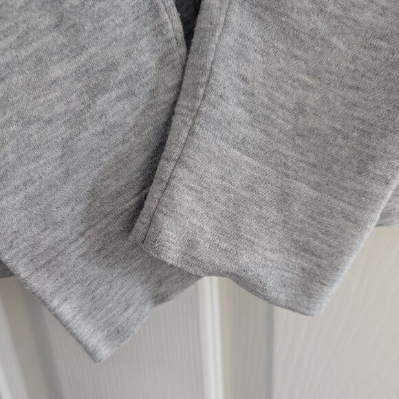 Cardigan sweater button up light grey size small - Picture 6 of 13